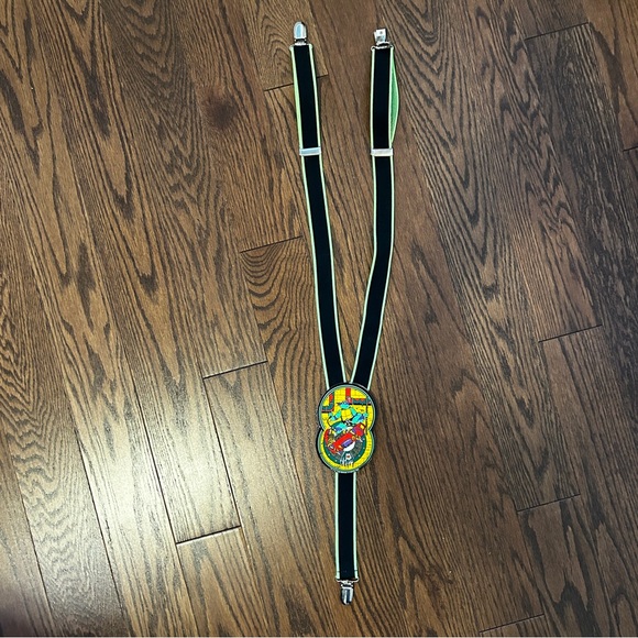 Vintage 1989 Teenage Mutant Ninja Turtles Donatello Child Sized Suspenders - Picture 2 of 8